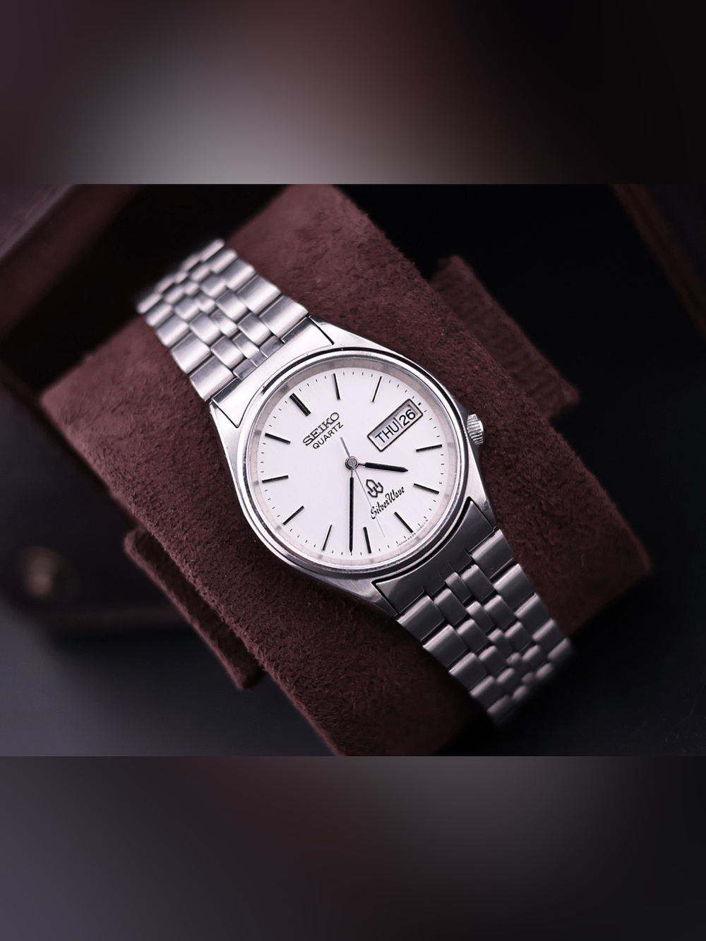 Vintage 1980 Seiko Silverwave 8229-7030 Men’s Watch - Picture 3 of 8